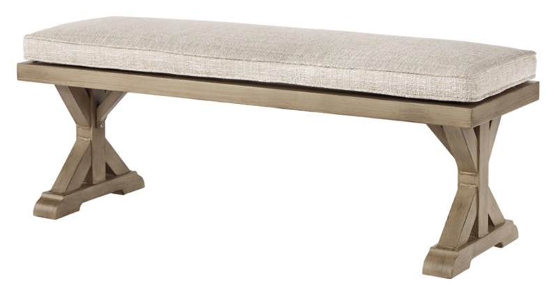 American Design Furniture by Monroe - Beach Point Outdoor Bench 2